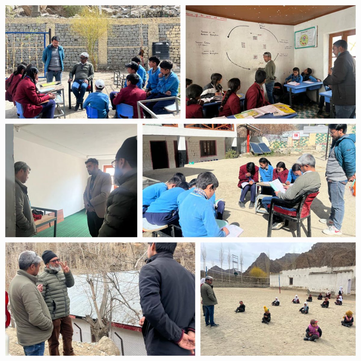 @dse_ladakh also visited MS Dha, MS Darchiks, MS Batalik, and HSS Silmo, engaging with students and discussed their learning outcomes. He also visited hostel #NSCBAV Silmo, instructed Principal to take necessary action in improvement of functioning of NSCBAV hostel @lg_ladakh