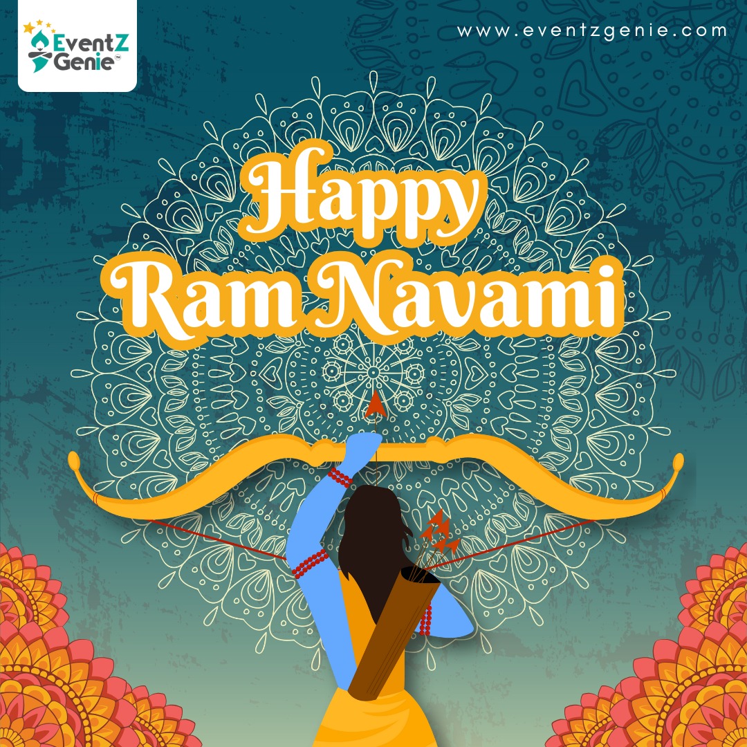 EventzGenie's tweet photo. On this holy occasion of Ram Navami, wishing from Lord Rama to always guide us to be on the right path.

Jai Shri Ram! Jai Siya Ram! 🙏🏻 🙏✨

#RamNavami #Blessings #FestiveVibes #jayshreeram #shriram https://t.co/w8fBiX5tNW