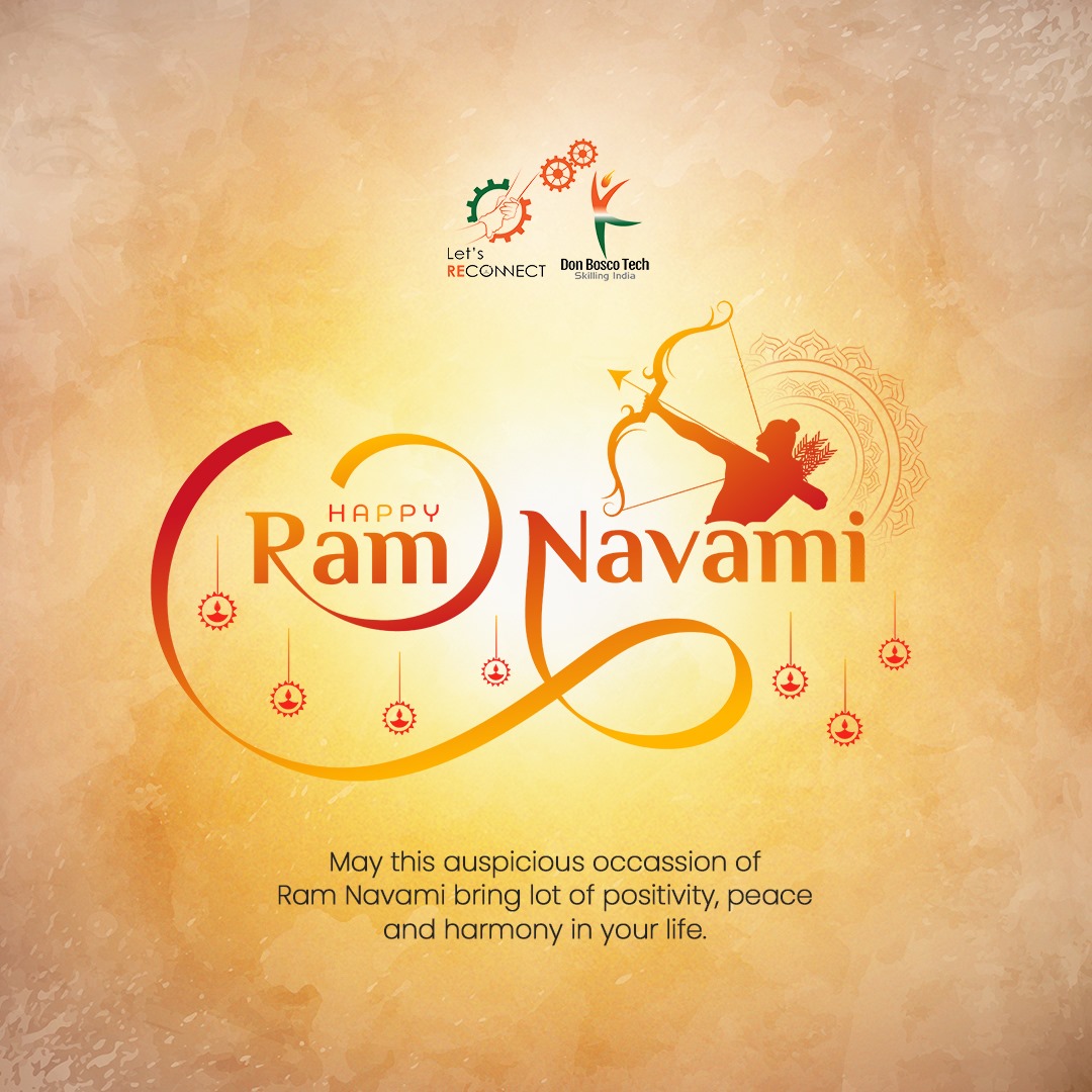 🌼 Celebrate the auspicious occasion of Ram Navami! May this divine festival bring joy, peace, and prosperity to all.🙏✨

#DonBoscoTechSociety #LetsReconnect #RamNavami #skilldevelopment #skillingindia #ramnavami2024 #navami #navamicelebration