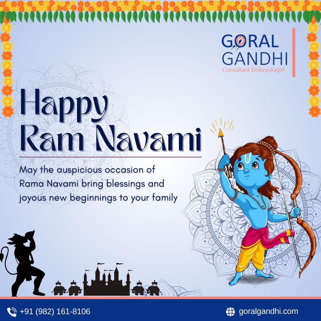 Happy Ram Navami! 🙏 May this auspicious day usher in blessings and joyous new beginnings for you and your loved ones. 
.
.
#RamNavami #Blessings #Joy #NewBeginnings #Celebration #GoralGandhi #VisitNow