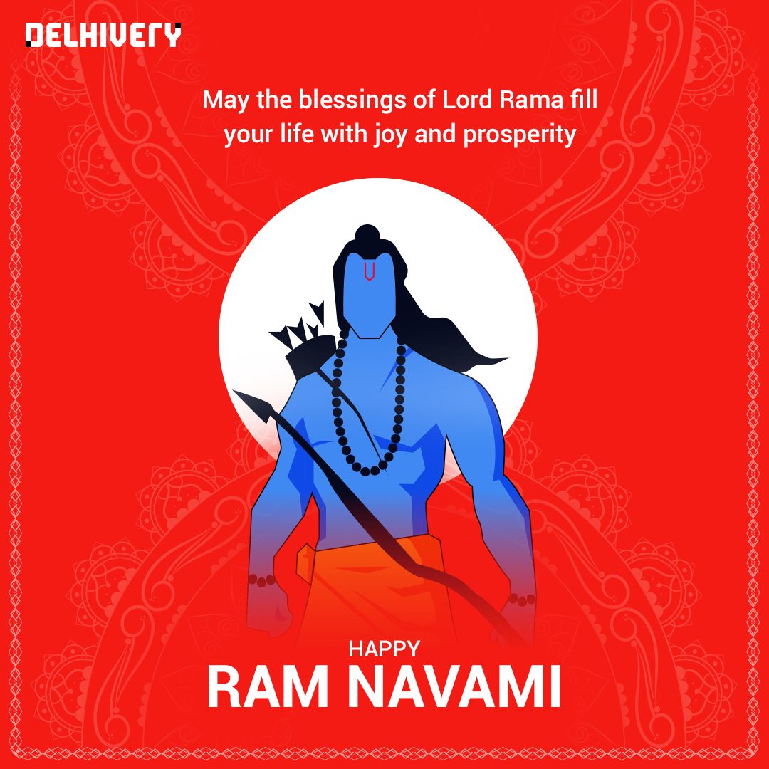 Happy Ram Navami! ✨ #Greetings #Delhivery #TheAnswerIsDelhivery #RamNavami