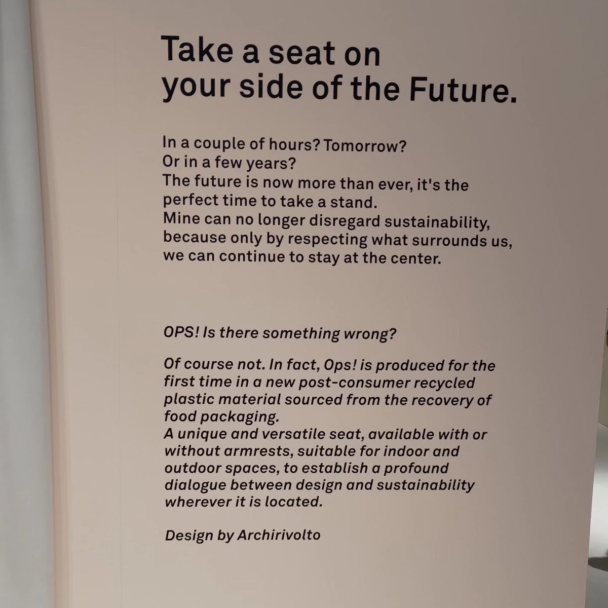 simply_sofas's tweet image. Connubia/Calligaris. Putting the plant first. New introductions at Milan Design Week.

#calligaris #calligariscollection2024 #newchair #futuristicchair #furniture #SimplyMilan #MilanDesignWeek #madeinitaly #italianfurniture #MilanDesignWeek2024 #SaloneDelMobile2024