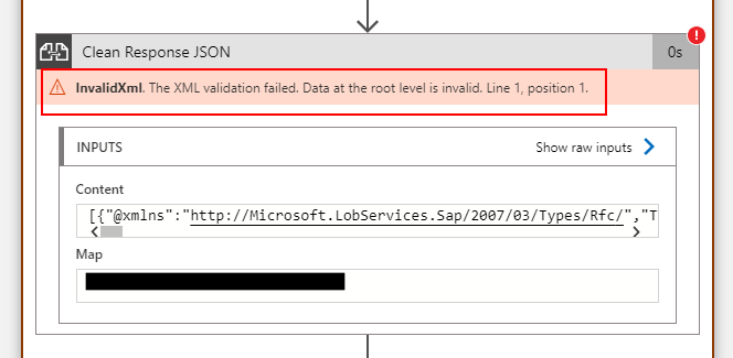 BizTalkGurus's tweet photo. Logic App Transformation Error: InvalidXml. The XML validation failed. Data at the root level is invalid. https://t.co/URodX5xrdM https://t.co/VKTZr2KwrG