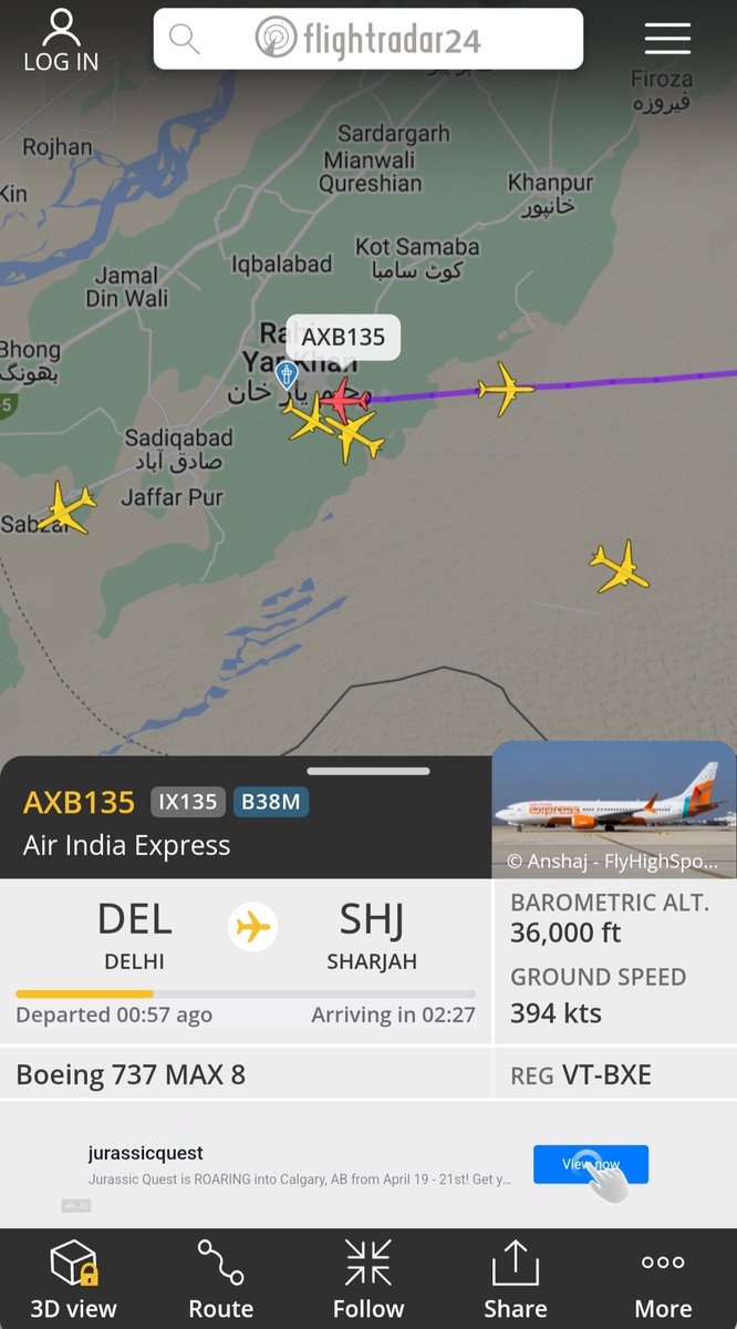 Monitoring flight that your known ones are flying is always fun.

What's the minimum altitude spacing  required between aircraft above 29,000ft?

(Understandably, data provided by @flightradar24 may not be precise)

#Aviation #AviationNews #Flight @rpramodhkumar @ArenaJet…