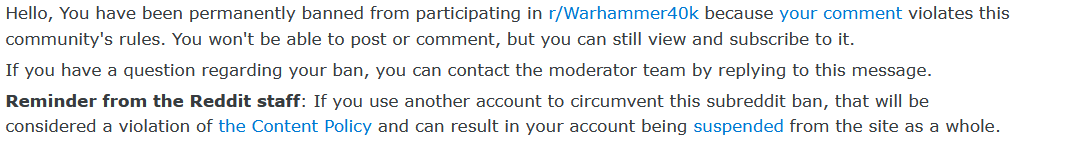 It's intriguing to discover that I was banned from /r/Warhammer40K for suggesting that Sisters of Silence are akin to the female Custodes of the universe.

#warhammer40k #WarhammerCommunity #warhammer #Custodes #FemaleCustodes