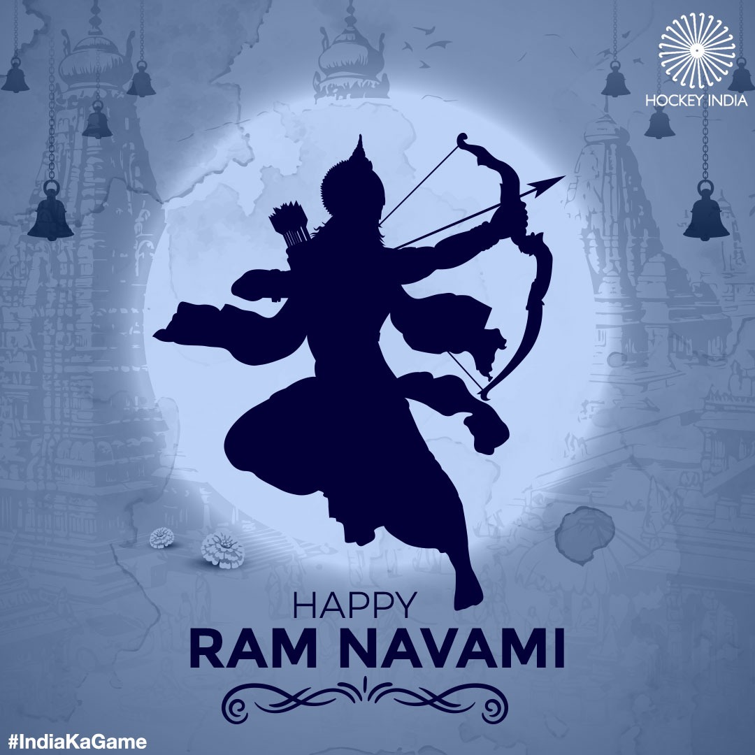 May the divine blessings of Lord Rama illuminate your path with joy, peace, and prosperity. 🏑 Wishing you a blessed and Happy Ram Navami!🙏 #HockeyIndia #IndiaKaGame #RamNavami . . @CMO_Odisha @sports_odisha @IndiaSports @Media_SAI @Limca_Official @CocaCola_Ind