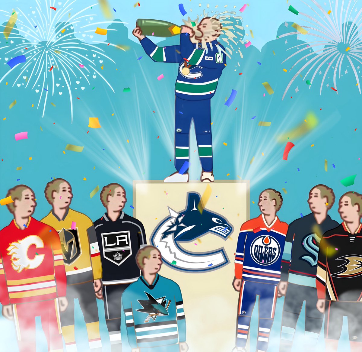 PACIFIC DIVISION CHAMPS #CANUCKS