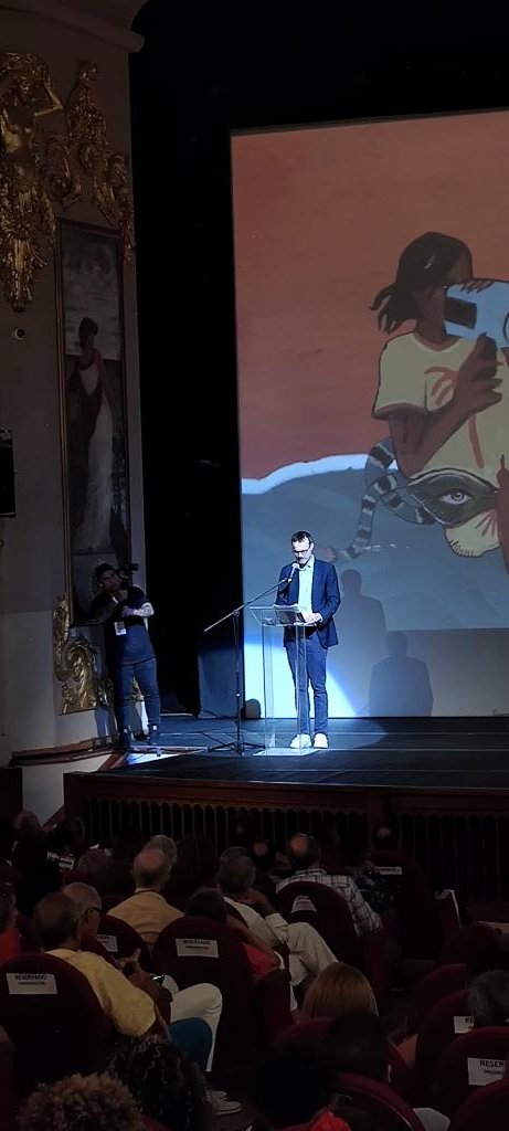 CineVistaBlog's tweet image. #FICCI63 "Una de las promesas del FICCI es que quienes vengan vean el futuro del #cine". Ansgar Vogt, director artístico.