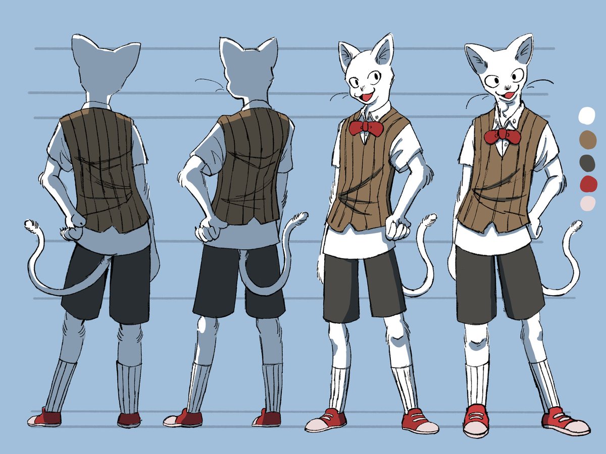 Fursona model sheet #furryart #furryartwork