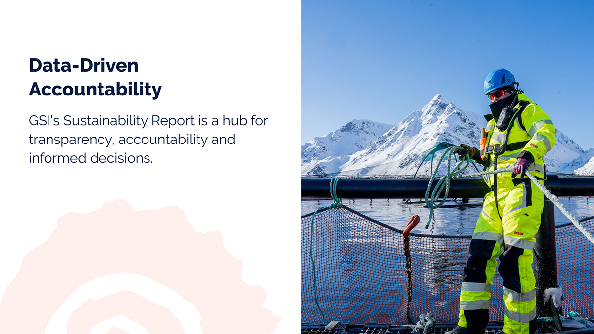 Data-Driven Accountability: GSI's Sustainability Report is a hub for transparency, accountability and informed decisions. 🐟🌿 #OurOcean2024 #OceanAction #SDG14+