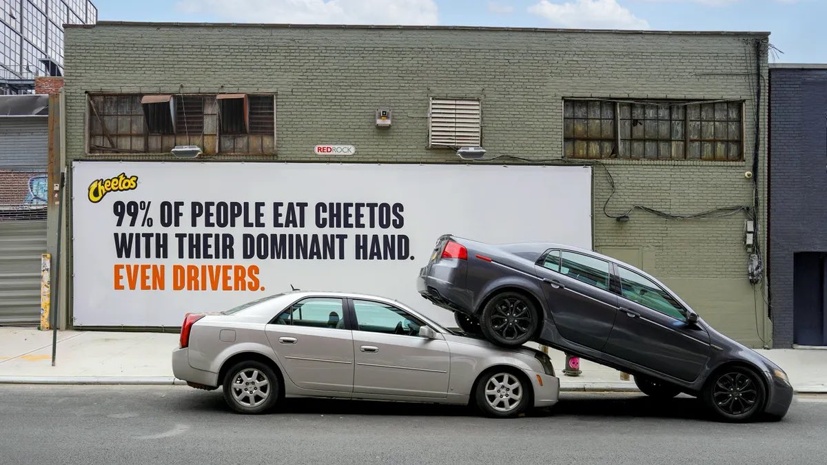 SihleMarketer's tweet photo. Cheetos  has just kicked off an exciting campaign honoring customers who indulge in the snack using their dominant hand. 

The campaign, dubbed "Other Hand" 🖐️, celebrates this unique way of enjoying Cheetos. https://t.co/ip21HLeovC