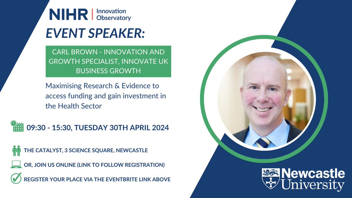 📢Meet the speakers! Carl Brown, Innovation & Growth Specialist @RTCNorth Experienced in commercial molecular biology, who has worked for a group of companies manufacturing DNA cloning products & kits for the detection of DNA mutation. More info here: lnkd.in/eVkVbTuj