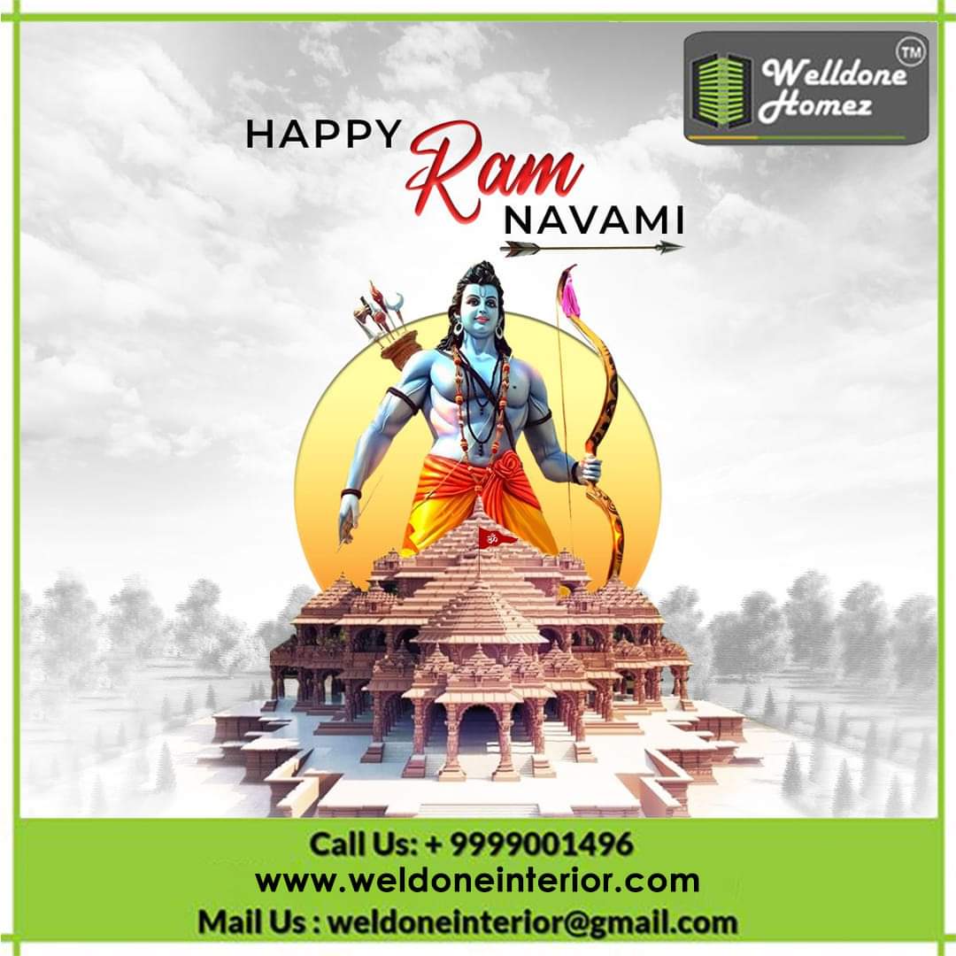 Wishing You All Happy Ram Navami
#WeldoneHomez #Interior #Design #ModularKitchen #OfficeDesign #HomeDesign #Decoration #HomeDecoration #OfficeDecoration #livingroomdesign