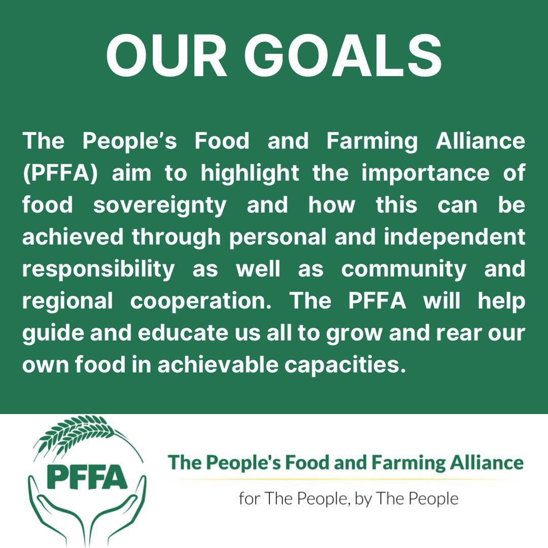 #MoreFarmersMoreFood
#PFFA
#FoodRevolution
#GrowYourOwn
#Local 

the-pffa.org