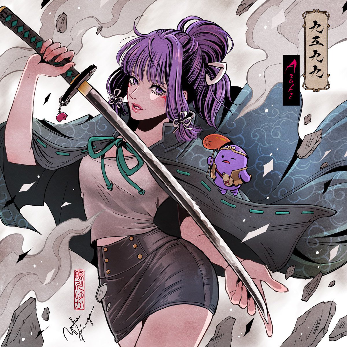 still can’t get over finally meeting <a href="/kamogawayuka/">Yuka</a> with <a href="/a1rportEth/">a1rport</a> 🥹

thank you <a href="/AzukiJapan_IKZ/">Azuki Japan⛩🇯🇵🔊</a> for the opportunity and thank you <a href="/kamogawayuka/">Yuka</a> for drawing these beautiful Azuki commissions 🌸