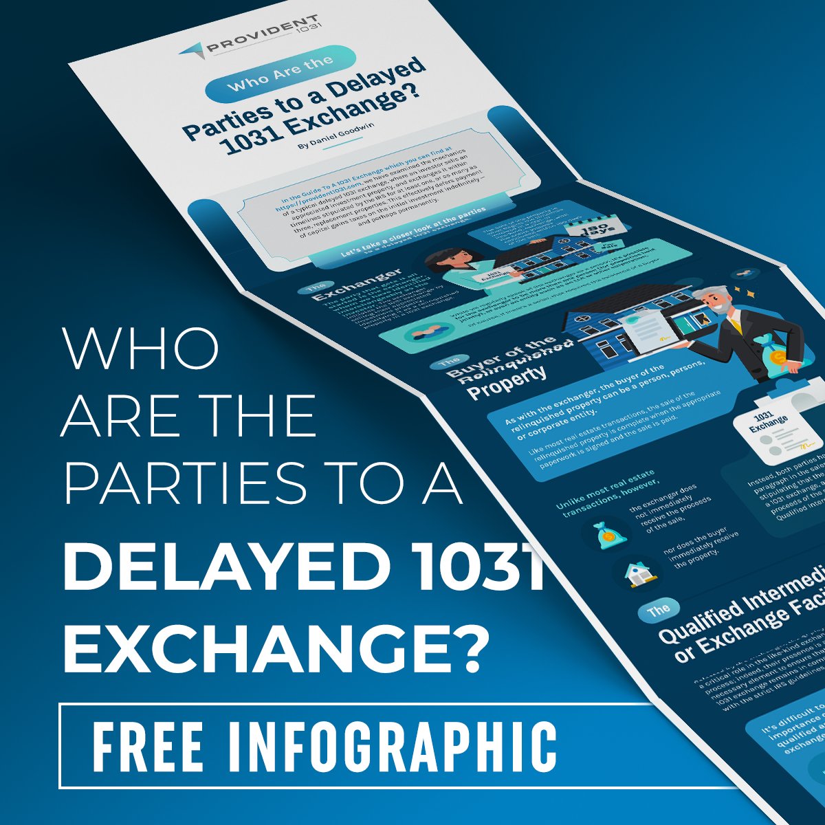 FREE Infographic: Who Are The Parties To A Delayed 1031 Exchange? - bit.ly/44a1zQG

#QOZ #QualifiedOpportunityZone #1031Exchange #OpportunityZones #InvestmentStrategies #Provident1031 #DanielGoodwin #WealthStrategies #QOZInvesting #Delayed1031Exchange