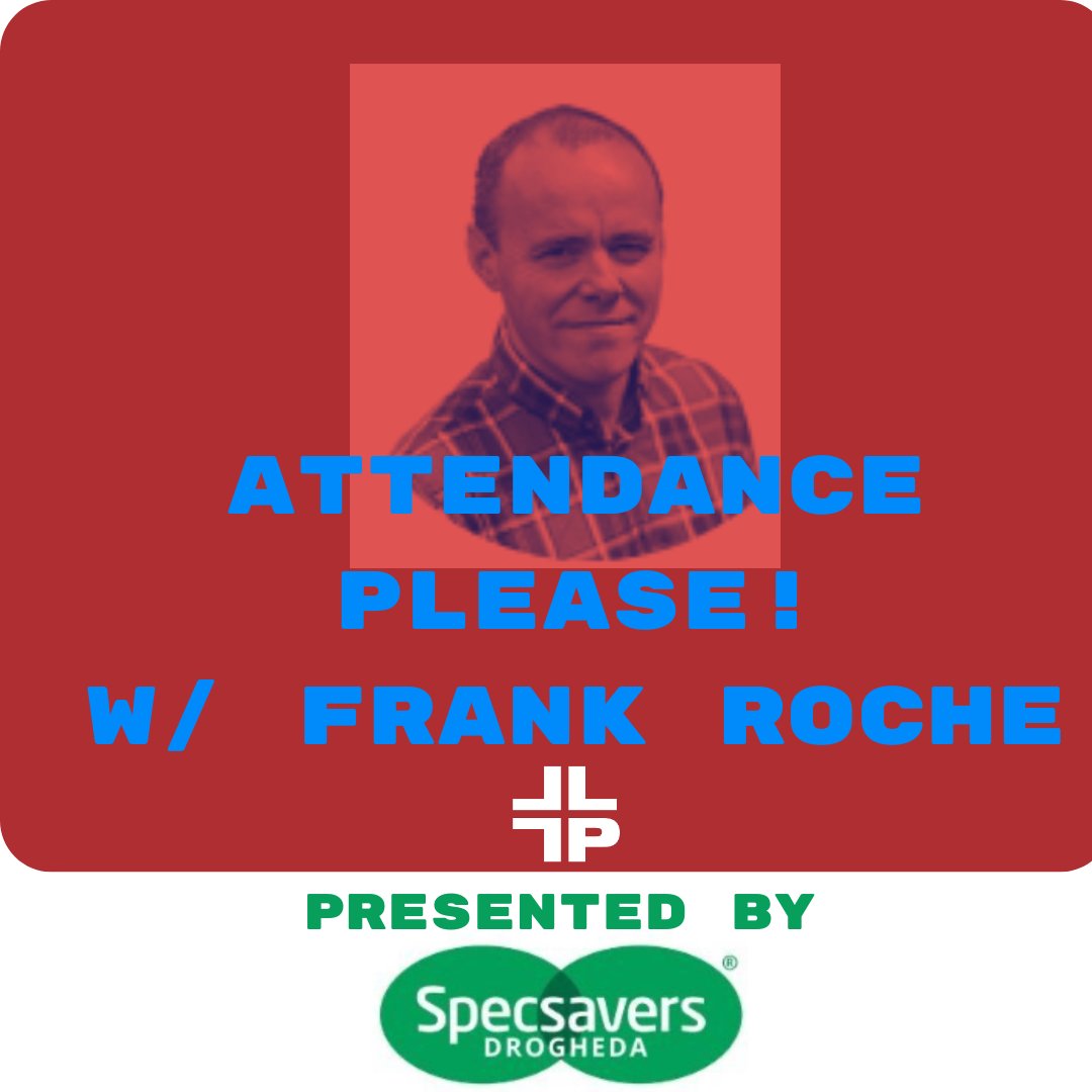 GAA Attendance, Please! with Frank Roche patreon.com/posts/attendan… @SpecsaversD @FrankApproach