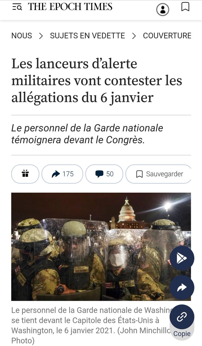 On est le 17 [😉🙏🍿] Breaking 🔥 #J6 Enfin le peuple Américain va comprendre ⬇️⬇️ Les membres de la Garde nationale de DC qui n'ont jamais parlé publiquement sont sur le point de contester les affirmations sur ce qui s'est passé le 6 janvier 2021. Les membres vont témoigner…