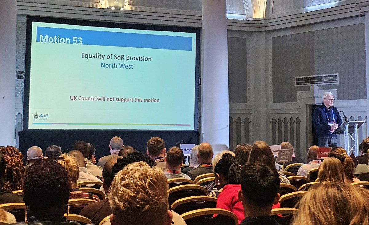 Final speech & final ADC for former Chair of Scottish Council Ian Henderson opposing Motion 53 @SCoRMembers #SoRADC24 🏴󠁧󠁢󠁳󠁣󠁴󠁿