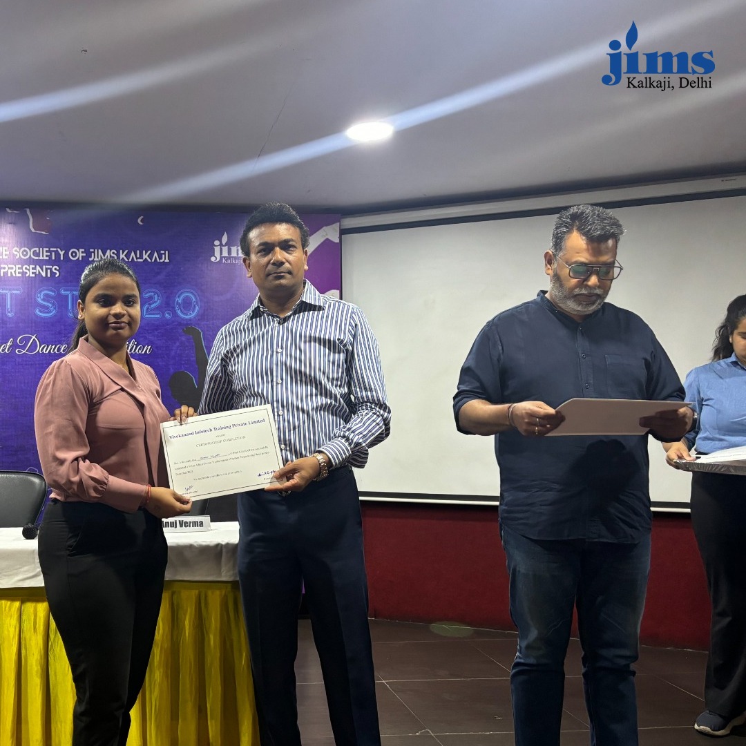 jimskalkaji's tweet image. On April 15th, 2024, an event was held at the auditorium of JIMS Kalkaji, wherein value-added courses certificate distribution ceremony was held for PGDM and PGDM IB students.
#jimskalkaji #vdcceremony #valueaddedcourse #hardwork #managementstudies