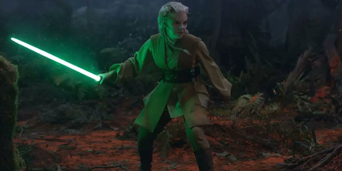 GaaryWrld's tweet photo. La série Acolyte va inclure un combat au sabre laser qui va surpasser le duel de Dark Maul dans La Menace Fantôme

"Nous voulons surpasser le combat contre Dark Maul, le combat le plus emblématique de l'univers Star Wars" a déclaré Dafne Kee

(Source : https://t.co/Ym35bzWBdP ) https://t.co/9XZNsZONKD