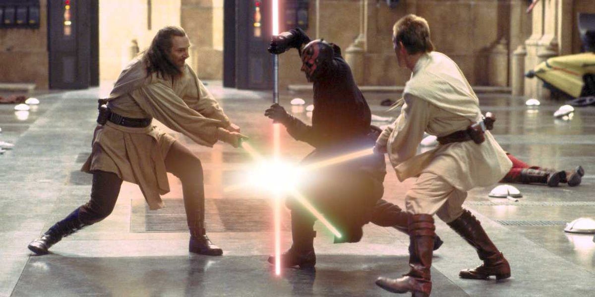 GaaryWrld's tweet photo. La série Acolyte va inclure un combat au sabre laser qui va surpasser le duel de Dark Maul dans La Menace Fantôme

"Nous voulons surpasser le combat contre Dark Maul, le combat le plus emblématique de l'univers Star Wars" a déclaré Dafne Kee

(Source : https://t.co/Ym35bzWBdP ) https://t.co/9XZNsZONKD