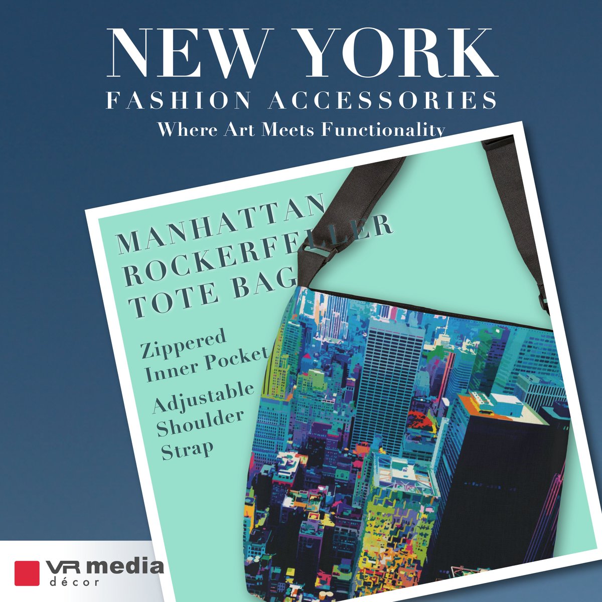 These are not your typical tote bags!
Experience the perfect blend of art and utility with our adjustable tote bags.
Shop Now
vrmediadecor.vrmedia.com.au/.../zippered-t…
#NYC #nycfashion #VRMediaDecorToteBags