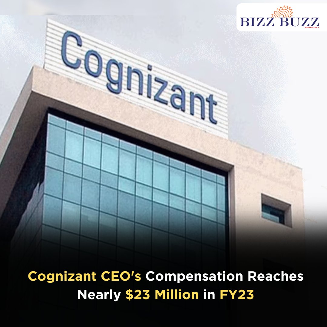 Cognizant's CEO earned nearly $23 million in FY23, despite a 0.3% revenue dip to $19.4 billion. The widening CEO-to-employee pay gap and employee discontent over wage disparities present challenges.

#cognizant #CEO #RaviKumarS #FY23 #ITsector #USSecurities #ExchangeCommission