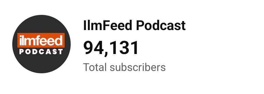 Nearly there! Help us reach 100,000 subscribers on YouTube 😀 youtube.com/@ilmfeedpodcast