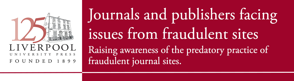 To help raise awareness of the predatory practice of fraudulent journal sites LUP is sharing a blog post to alert researchers, readers, and editors of other journals, to the growing problem of copycat journal websites. Read the post online at: bit.ly/fraudulent-jou… @aupresses