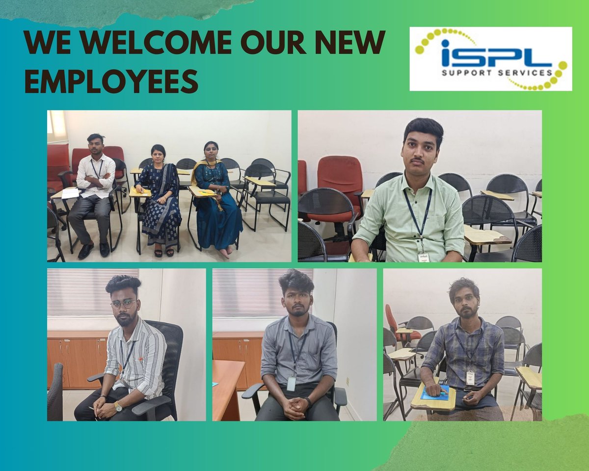 ISPL Support Services is very glad to welcome new members to our team.
Congratulations!
Welcome Aboard!!
isplchennai.com
#newjoinees #employees #Congratulations #callcentreservices #bposervices