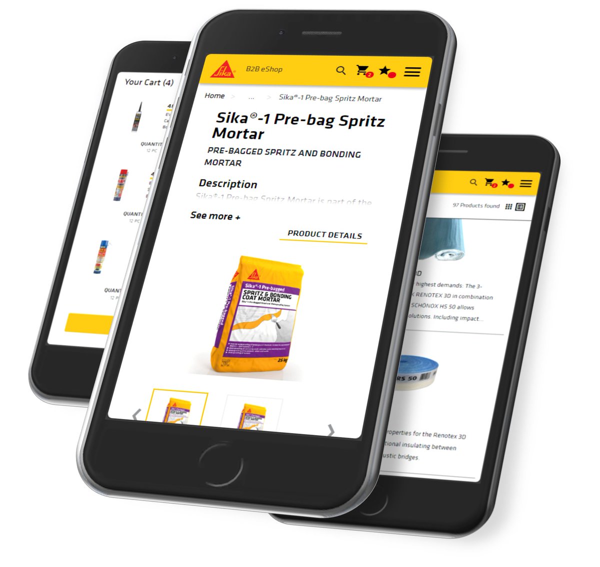 SikaLimited's tweet photo. Order our products via Sika eShop? You can now do so using our new app.
The Sika B2B eShop mobile app is a simple way of improving access to Sika's eShop solution.
Just search for 'Sika eShop' in your phones app store and download.
#OnlineOrdering #SikaEShop #MobileOrdering https://t.co/tTE1XdrW4K