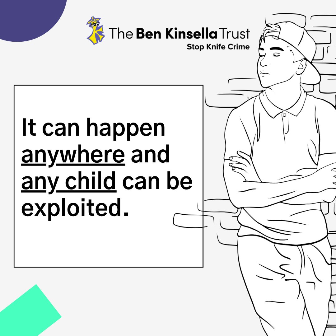 Child exploitation can happen anywhere and any child can be exploited. #ChildExploitation #TheBenKinsellaTrust #StopKnifeCrime Spot the signs and find out more 👉 barnardos.org.uk/get-support/su…