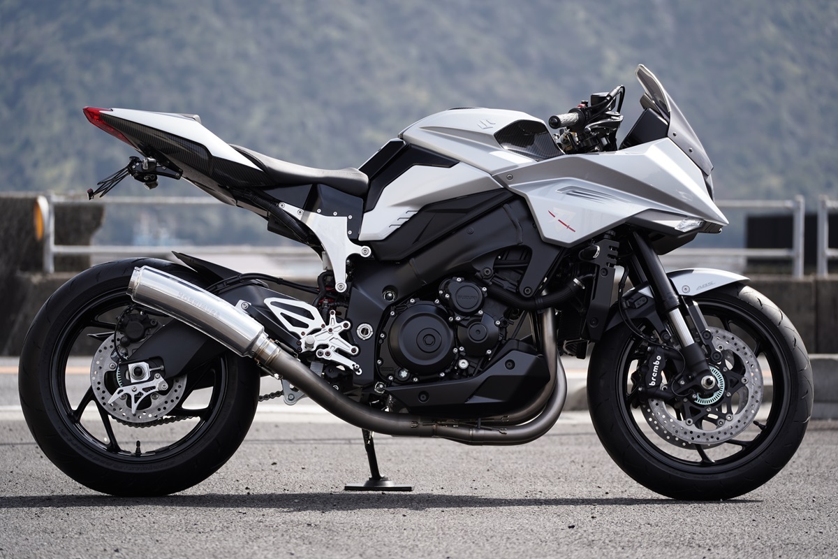 スウェット 刀 ロンT 当時物 SUZUKI デッドストック品 80s カタナ