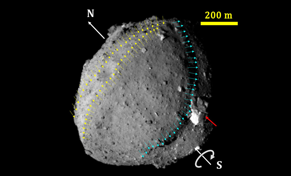 Hayabusa 2 spacecraft captured high-quality images during its mission to collect samples from asteroid Ryugu, offering a glimpse of space from the asteroid's surface. A significant moment, as it provided real insight beyond the realm of sci-fi. 🚀🪐 #SpaceExploration #Hayabusa2