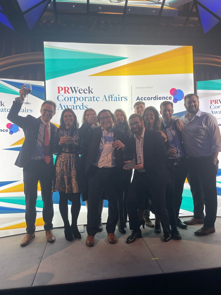 🏆 PR WEEK AWARD WINNERS🏆
 
Field is absolutely thrilled to have won the <a href="/prweekuknews/">PRWeek UK</a> UK Public Affairs Agency of the Year award! 🎉 
 
A massive well done to the Field team and thank you to all our fantastic clients. 

Read the full write up below👇

prweek.com/article/186843…