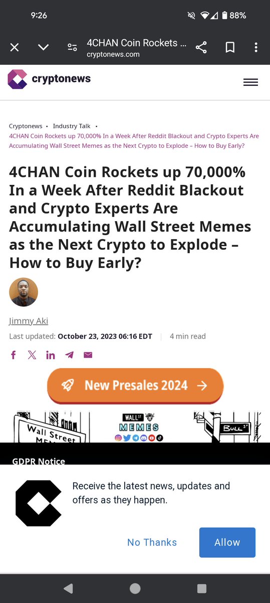 77Usag's tweet photo. @JakeGagain Call it a comeback 
#4Chan
70,000% in a wk?!?!? https://t.co/xvOki2InDq