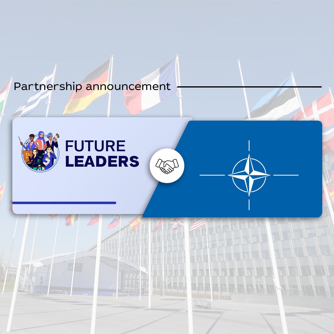 Exciting News Alert: Future Leaders UK and @NATO are partnering! We've been selected from hundreds of organisations to partner with NATO to educate young people on the importance of international peacekeeping. Welcome to the Future Leaders family, NATO!