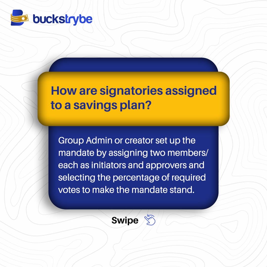 DID YOU KNOW ? BucksTrybe’s group mandate feature gives room for the approval of at least 70% of members of a communal savings group before withdrawals can be initiated. Download BucksTrybe via: buckstrybe.com/get-the-app #buckstrybe