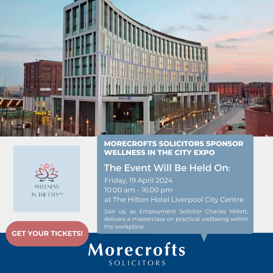 We are delighted to sponsor @wellnessintheC1 Whether you're an individual looking for personal health and wellbeing strategies or a business leader keen to invest in employee wellness, you’ll find your people at this event. Book here ⬇️ wellnessinthecity.co.uk/tickets/