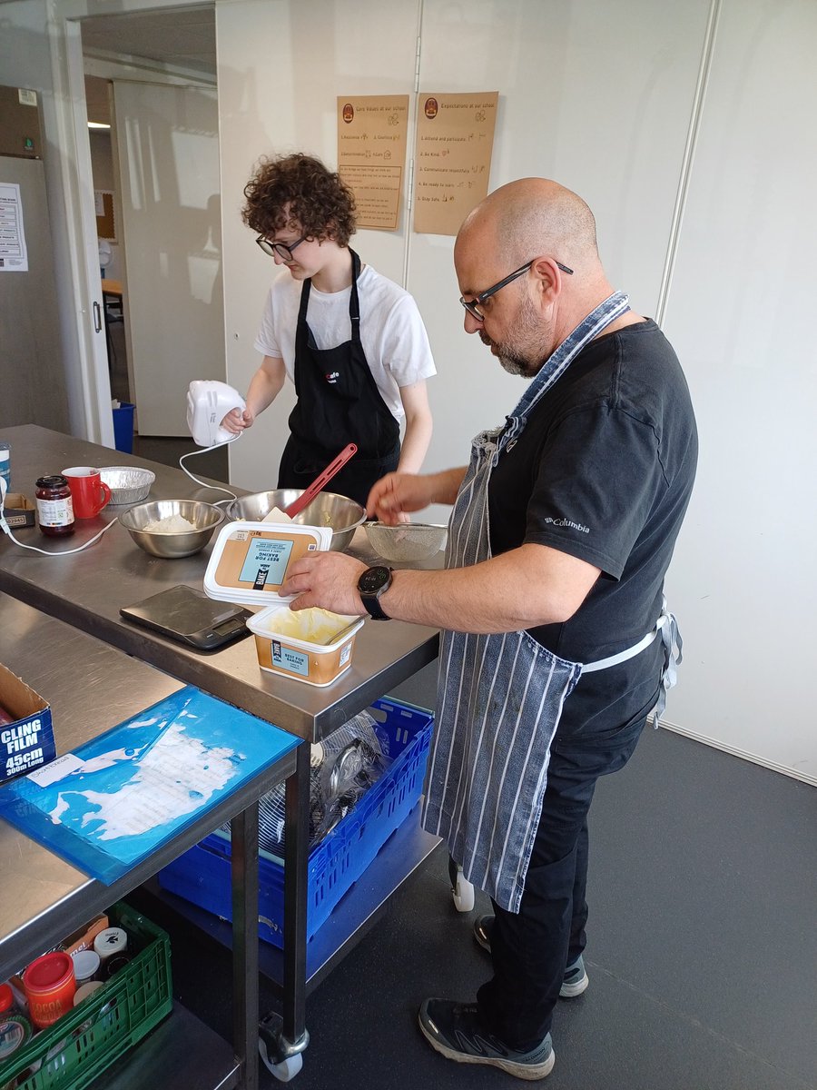 Lots of new skills being learnt in the kitchen today 👨‍🍳 #lifeskills