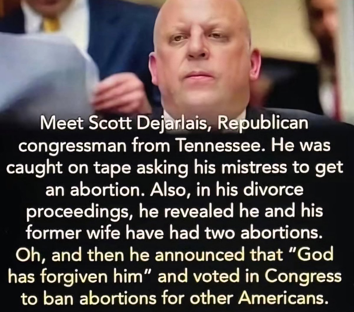 Hypocrite is a synonym for Republican.