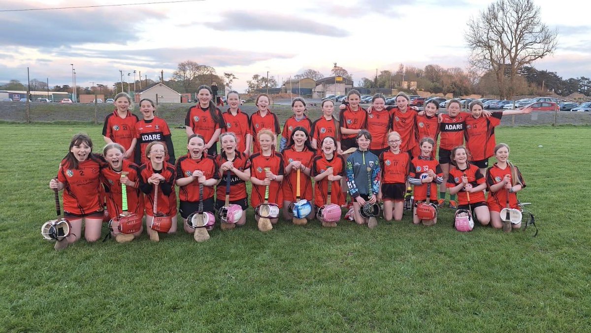 ❤️🖤MGR Accountants sponsored Adare U12 camogie team Well done to the girls last night in their R1 match of the U12 games v Mungret in Mungret. A great night of camogie was had and it was great to see all the skills being learnt on display! Well done girls!❤️🖤