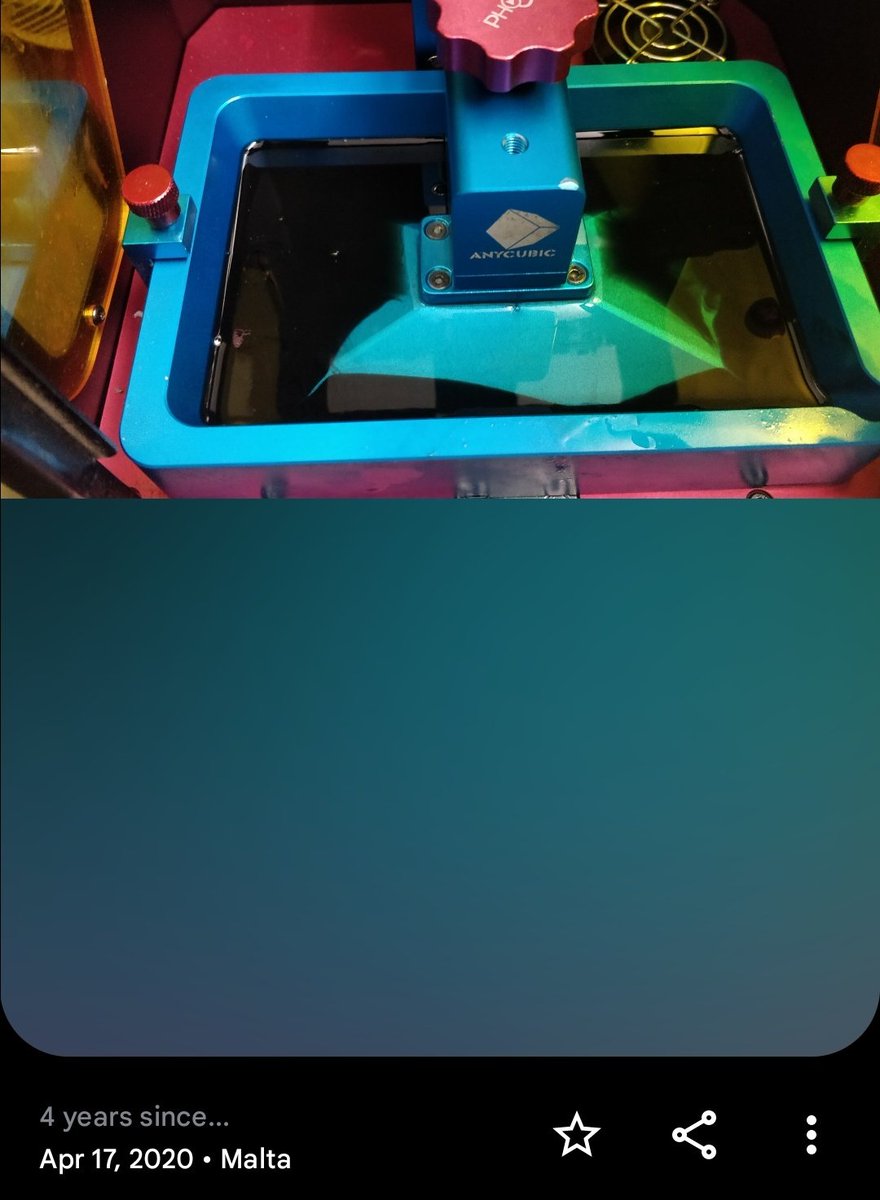 Weird to think about this printer my first ever 3D machine and god I hated every second of using it but got me to where I am today. 5 years of printing and attempts to.tru and make it a part time job are still ongoing. 

Should eventually vid my experience so far. Thoughts?