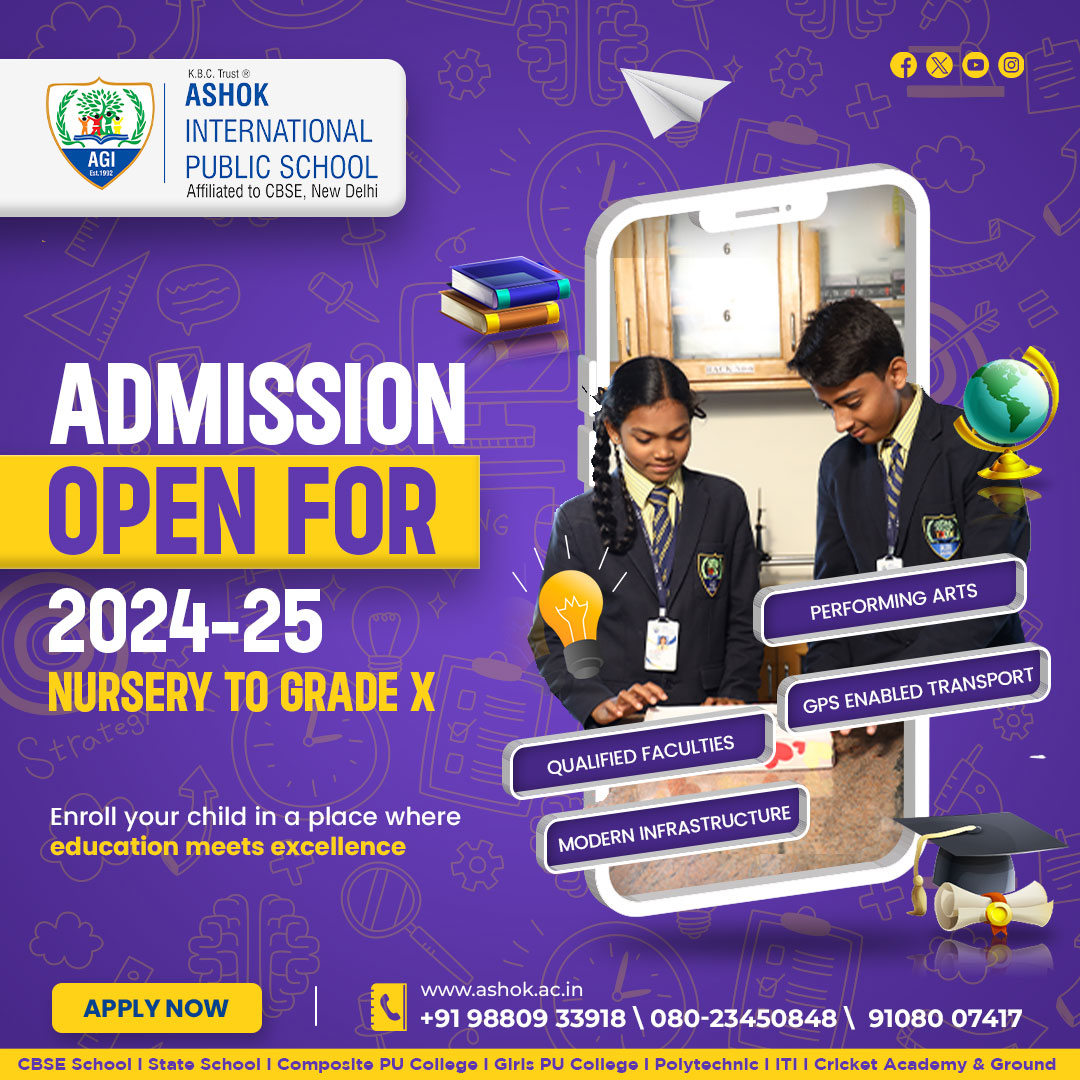 Discover excellence in education at Ashok International Public School. From Nursery to Grade 10, we nurture young minds with performing arts, reliable transportation.
 
Youtube:youtube.com/@ASHOKGROUPOFI…

#Ashok #Ashokpublic #AIPSExcellence #EducationFirst #EnrollNow