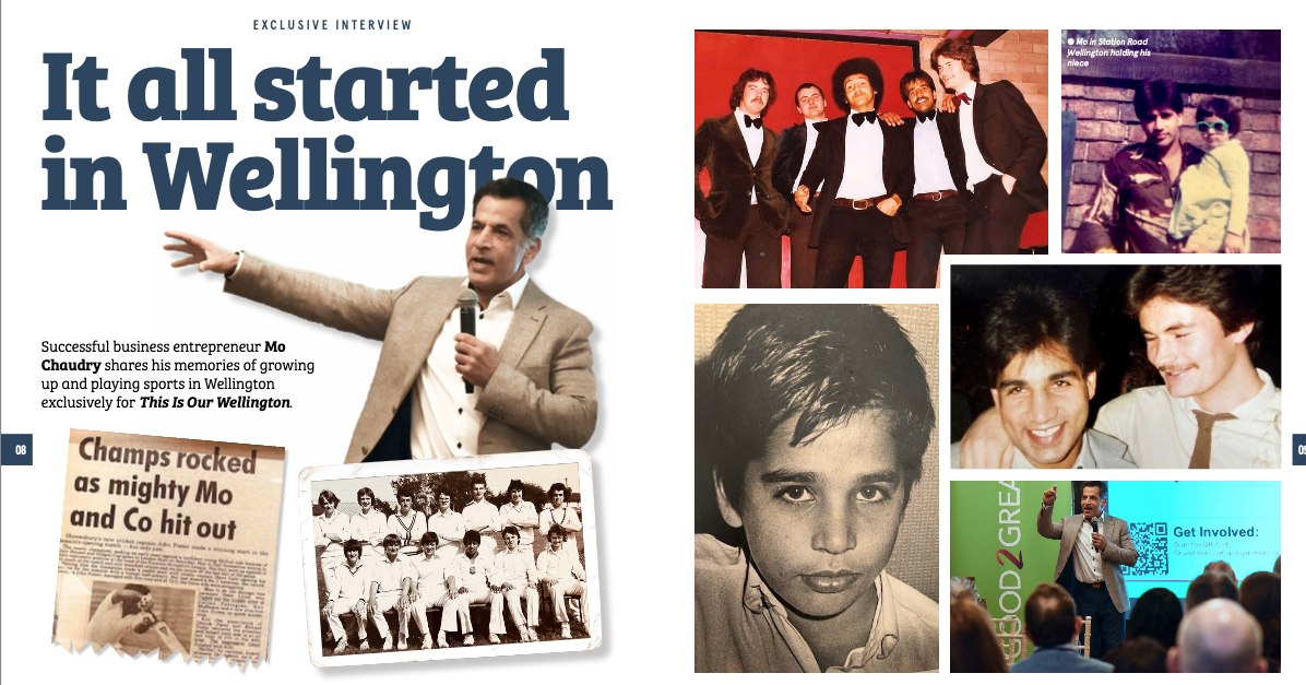 Latest edition 'This is Our Wellington' - exclusive interview 'The Mo Chaudry Story...It all started in #Wellington' with photo's from Mo's personal archive and his insights as a boy growing up with ambition #LoveWellington #Wellington #secretmillionaire bit.ly/4aChtXs
