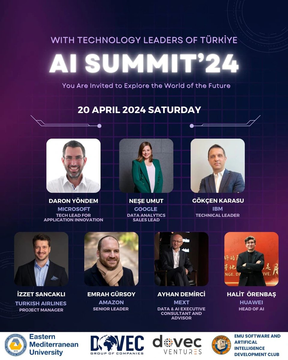 I'll be in Northern Cyprus this Saturday for the Eastern Mediterranean University's AI Summit! 🌟 I'll be discussing the latest advancements in AI and large language models. If you're around, come join us. Feel free to reach out if you’d like to connect at the event. Hope to see…