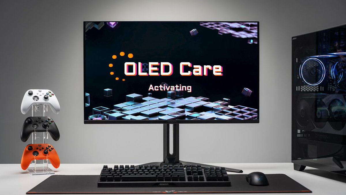 Ensure your #OLEDMonitor thrives for years with GIGABYTE OLED Care and enjoy lasting peace of mind.🤞 Learn how this AI-based technology safeguards your display➡ reurl.cc/LWdmyx