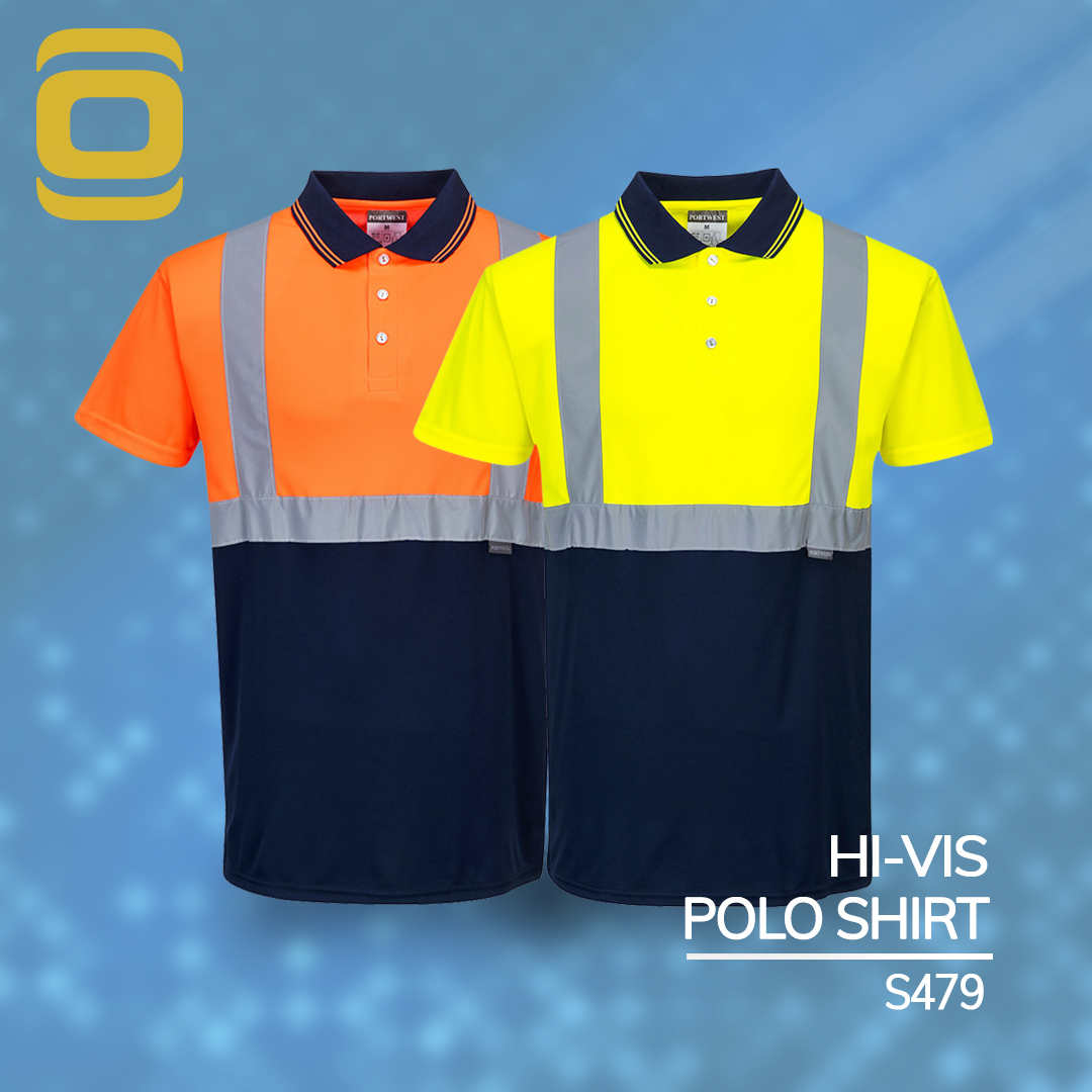 S479 - Hi-Vis Contrast Polo Shirt S/S

Modern design, safety and wearer comfort are the main features of the S479. The two-tone contrast is perfect for warm, dirty environments when hi-vis protection is required.

Features
Breathable fabric to draw moisture away from the body