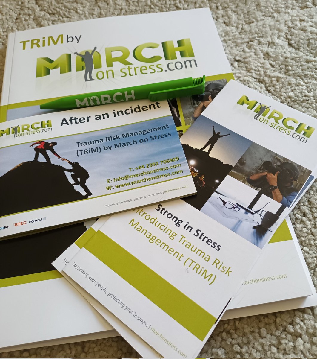 Last weekend I attended TRiM training by @MarchonStress for use within @stjohnambulance l'm looking forward to supporting our volunteers when they need it the most. #trim